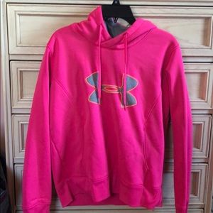 Neon Pink Under Armour Sweatshirt